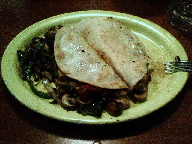 Those are not small quesadillas