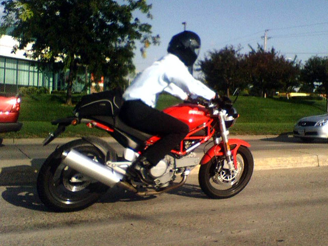 Cedric and his Ducati