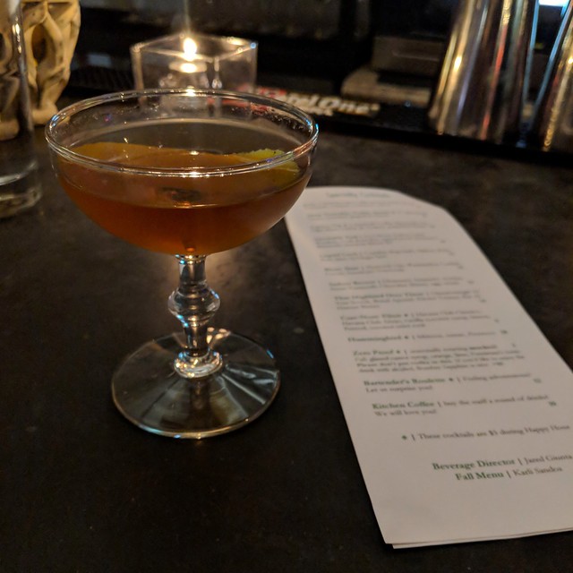 Pre-dinner cocktail
