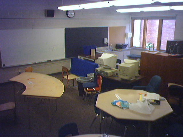 Kari's messy classroom