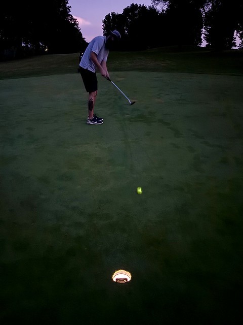 When it’s so dark that you have to throw your cell phone flashlight into the cup to see it.