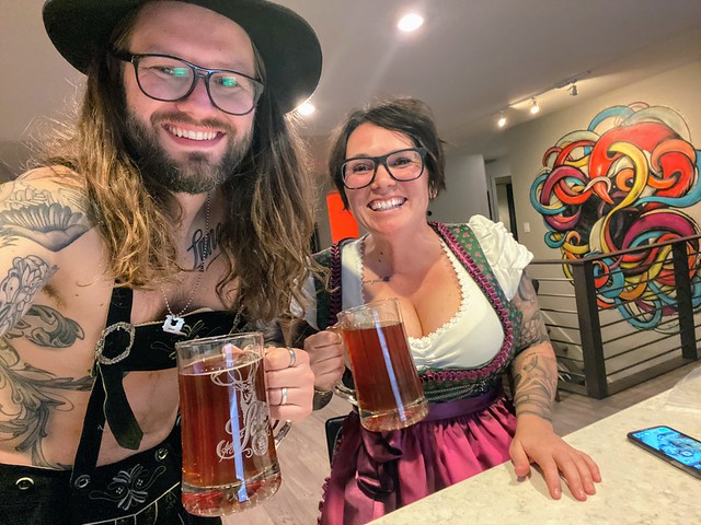 It's always fun gettin weird with this girl