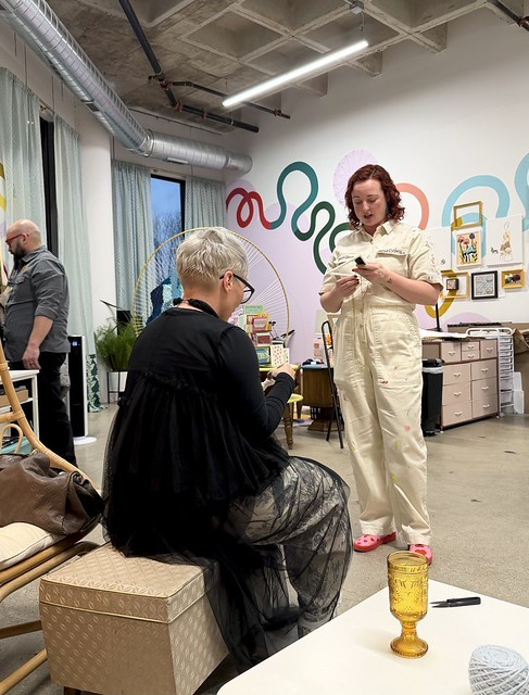 Hangin in Sandie’s studio