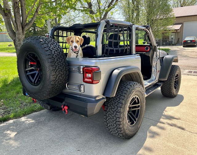 Durby's first topless Jeepin