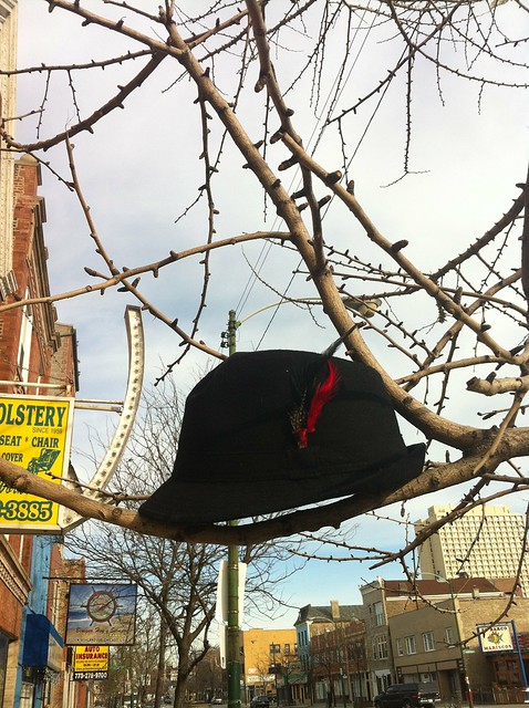 Seems like a good place for a hat...