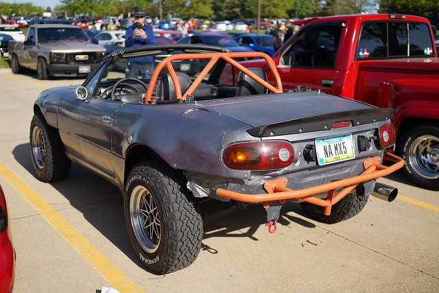 Lil Miata rally car