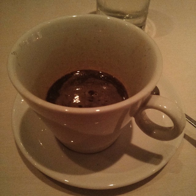 First espresso. First coffee.