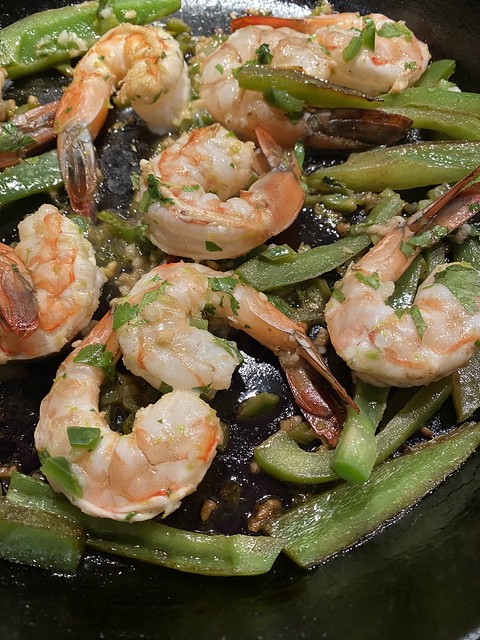 Cookin up some shrimp