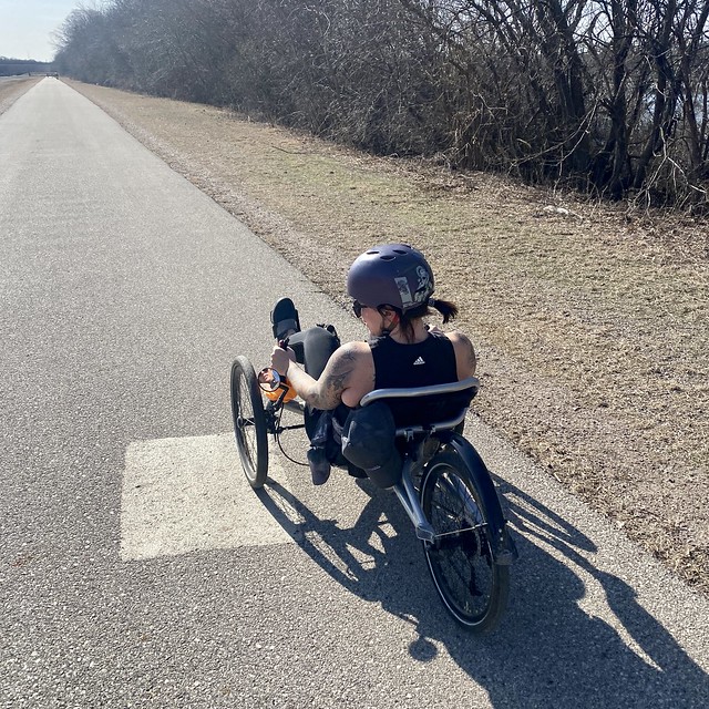 I like riding bikes with this girl