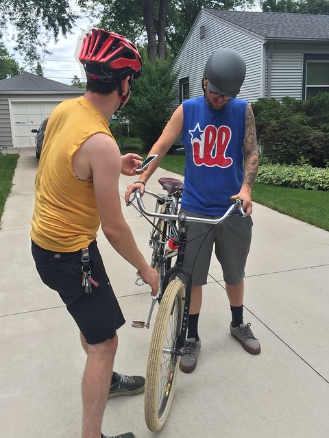 Gettin introduced to the tandem