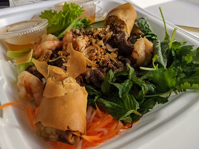 I am very excited to eat this vermicelli salad