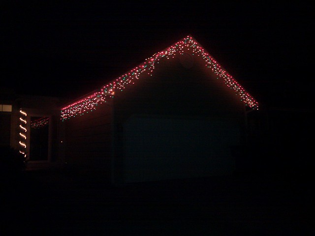 There's a house in my neighborhood with Christmas lights on right now...