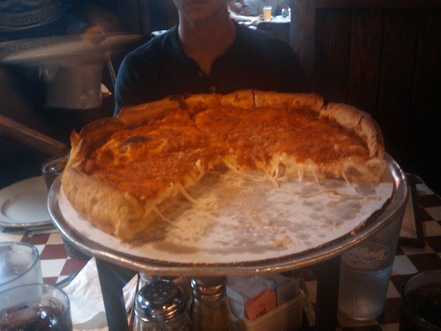 Don't care how touristy it is. I love a slice of giordano's pizza.