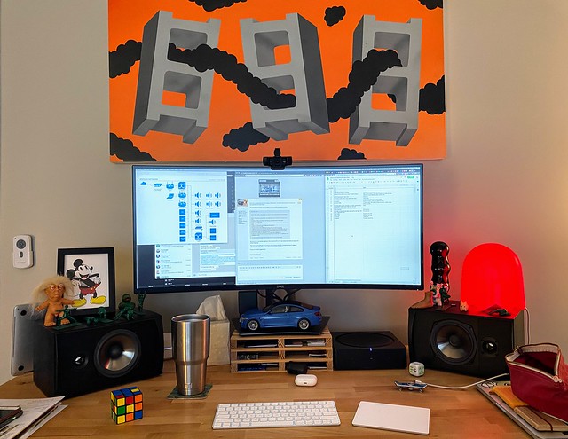 I love this desk, but I’m really excited to be done working here for the week.