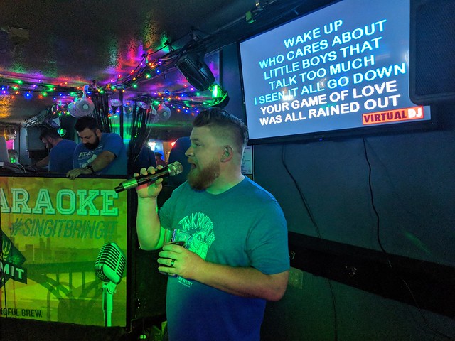 Craig loves him some karaoke