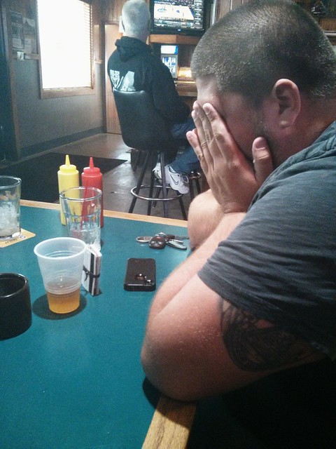 Zach is bummed about rolling a 21