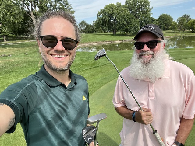 Bad golf. Fun round.