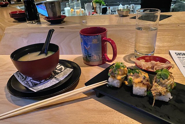 Gettin some sushi n stuff