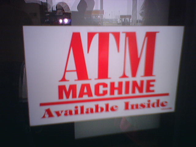 ATM Machine...