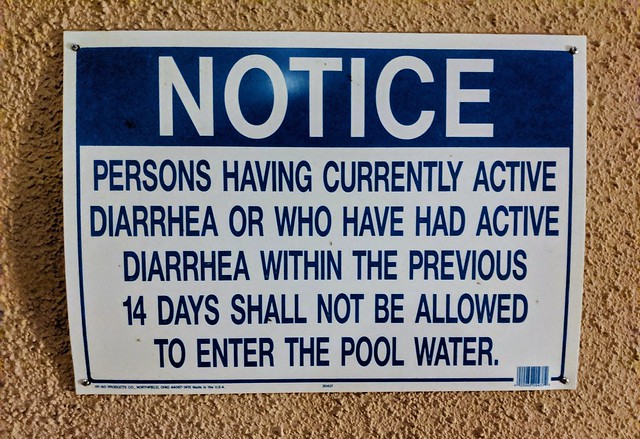Guess I can't go swimming