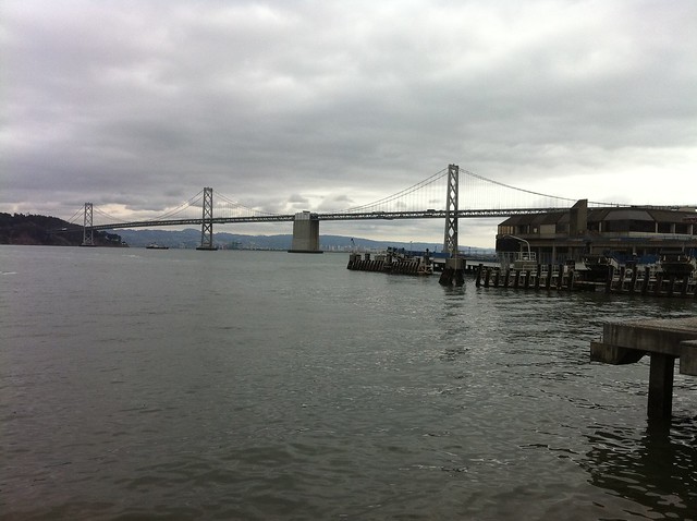 Bay bridge from the ferry building
