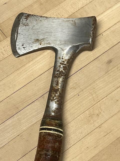 Rusty hatchet