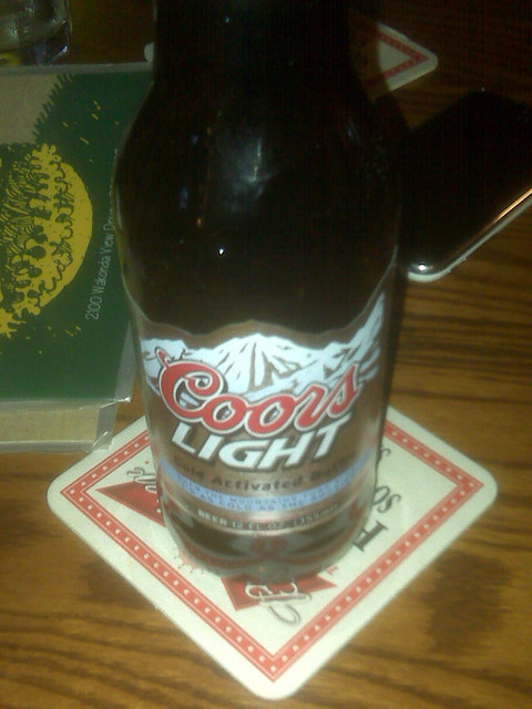 Warm Coors Light - White Mountains