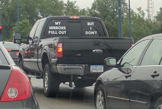 My mirrors pull out but I don't. wtf.