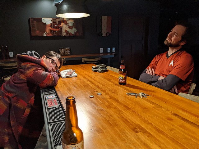 Late night bullshittin @ Rod's bar