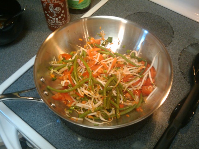 Cookin up some colorful madeup thai dish. Mmmxcited