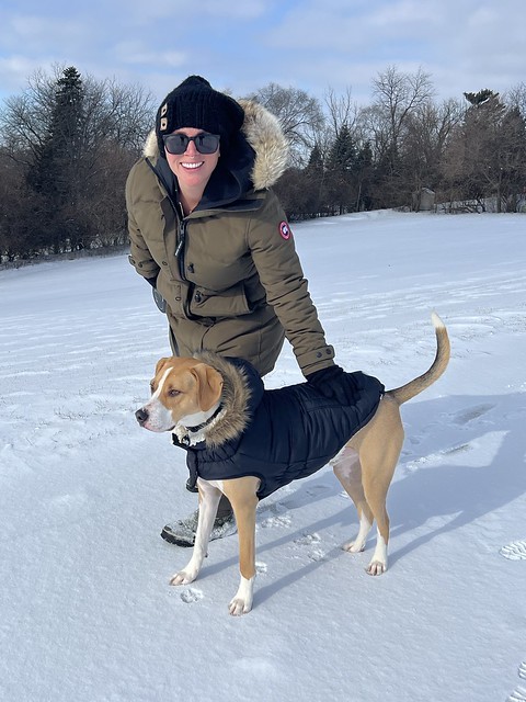 Winter walk at the park