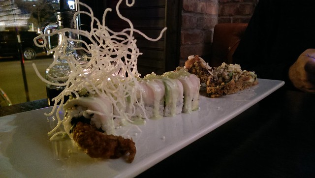 Sushi break with Jeff