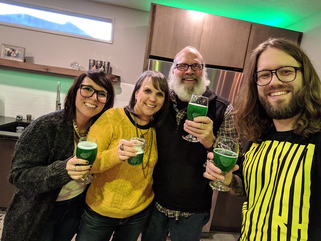 A green beer @ home!