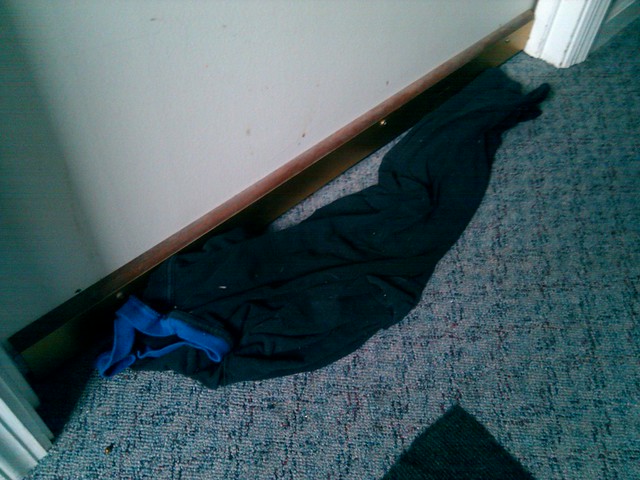 T-shirts are really good server room insulators