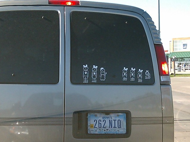 As if the family van stickers weren't bad enough...