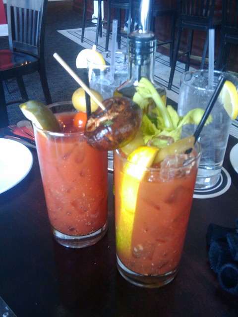 Centro brunch bloody mary bar = awesome.