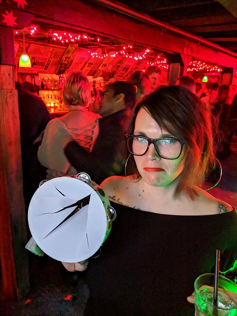 It's a sad day when your big butt breaks your tambourine