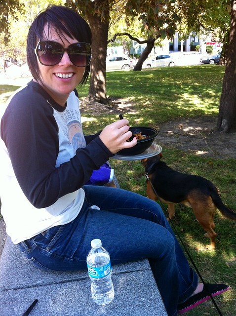 Noodles in the park