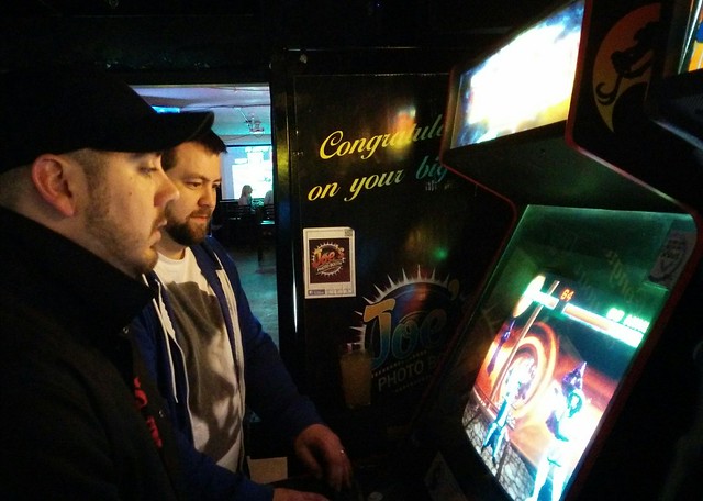 Coffey: I don't know how to throw lightning! Dick: down, toward, low punch! ... I think