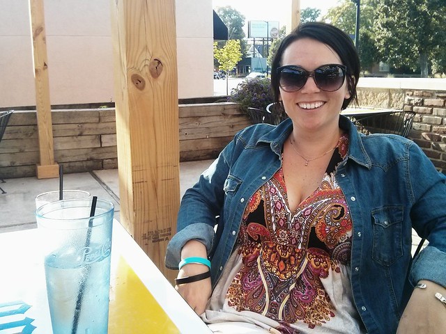 Patio hoppin with wifey