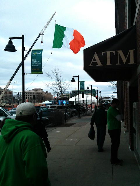 This Irish flag must've been 50 feet long