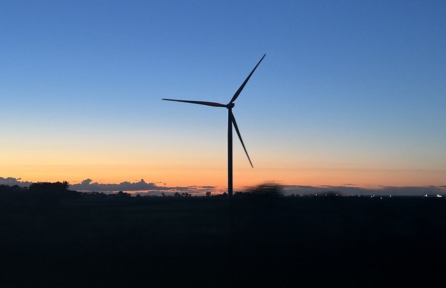 Turbine at Sunset