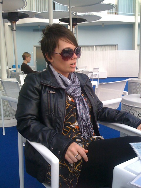 Hangin out on the Standard pool deck