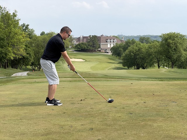 Bout to wrap up the last hole of my worst round of golf since I started playing again 4 years ago.