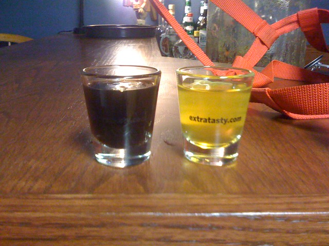 10% alcohol, 6% alcohol, and both tasty. Can't wait to draw a cold one!