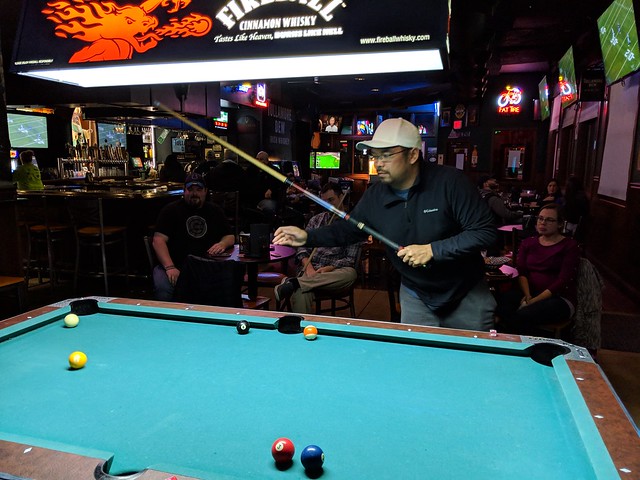 Been a while since I shot pool with this dude