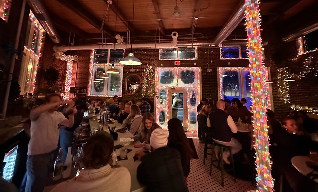 The scene at Secret Admirer