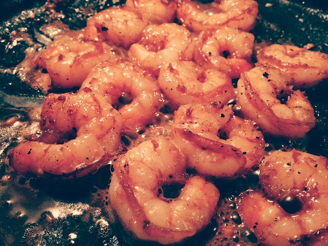 Cookin shrimps