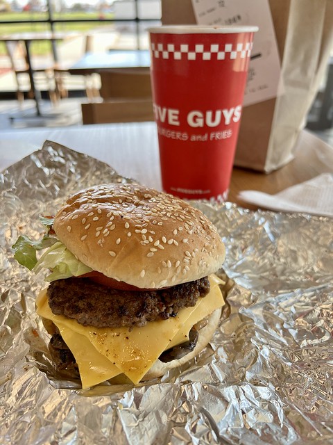 Five guys. First timer.
