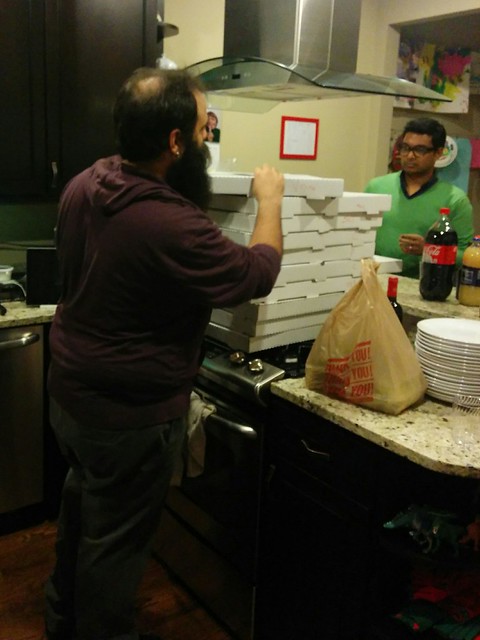 So dylan ordered a couple pizzas